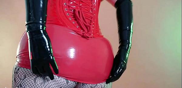  Hot big ass MILF having fun by teasing you, Arya Grander in latex